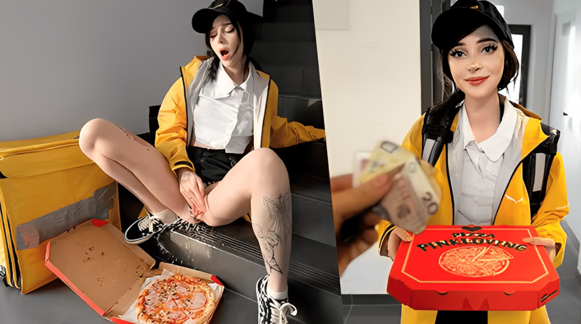 Pornxxx พิซซ่าพาเสียว Delivered pizza – Pinkloving